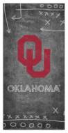 Oklahoma Sooners 6" x 12" Chalk Playbook Sign