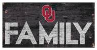 Oklahoma Sooners 6" x 12" Family Sign
