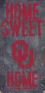 Oklahoma Sooners 6" x 12" Home Sweet Home Sign