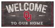 Oklahoma Sooners 6" x 12" Welcome Sign