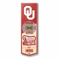 Oklahoma Sooners 6" x 19" 3D Stadium Banner Wall Art