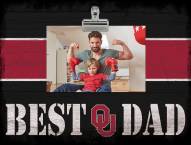 Oklahoma Sooners Best Dad Clip Frame