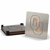 Oklahoma Sooners Boasters Stainless Steel Coasters - Set of 4