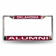 Oklahoma Sooners Chrome Alumni License Plate Frame