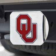 Oklahoma Sooners Chrome Color Hitch Cover