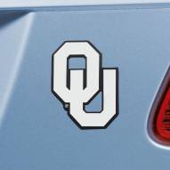 Oklahoma Sooners Chrome Metal Car Emblem