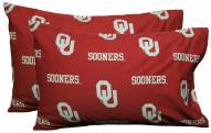 Oklahoma Sooners Printed Pillowcase Set