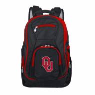 NCAA Oklahoma Sooners Colored Trim Premium Laptop Backpack