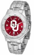 Oklahoma Sooners Competitor Steel AnoChrome Men's Watch