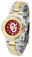 Oklahoma Sooners Competitor Two-Tone AnoChrome Women's Watch