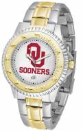Oklahoma Sooners Competitor Two-Tone Men's Watch