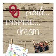 Oklahoma Sooners Create, Inspire, Dream Sign