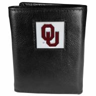 Oklahoma Sooners Deluxe Leather Tri-fold Wallet in Gift Box