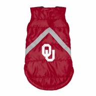 Oklahoma Sooners Dog Puffer Vest