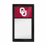 Oklahoma Sooners Dry Erase Note Board