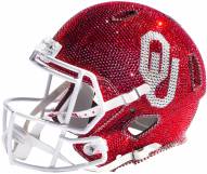 Oklahoma Sooners Full Size Swarovski Crystal Football Helmet