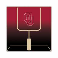 Oklahoma Sooners Goal Gradient 10" x 10" Sign