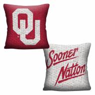 Oklahoma Sooners Invert Woven Pillow