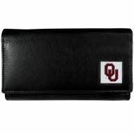 Oklahoma Sooners Leather Women's Wallet