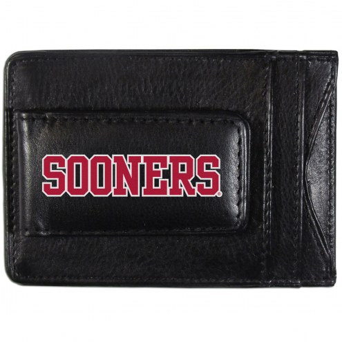 Oklahoma Sooners Logo Leather Cash and Cardholder