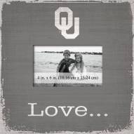 Oklahoma Sooners Love Picture Frame