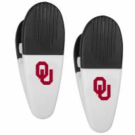 Oklahoma Sooners Mini Chip Clip Magnets - 2 Pack
