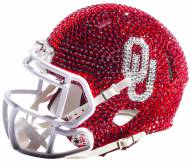 Oklahoma Sooners Mini Swarovski Crystal Football Helmet