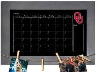 Oklahoma Sooners Monthly Chalkboard with Frame