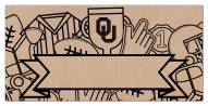 Oklahoma Sooners Name Banner Coloring Sign