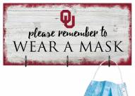 Oklahoma Sooners Please Wear Your Mask Sign