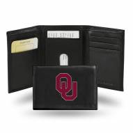 Oklahoma Sooners Embroidered Leather Tri-Fold Wallet