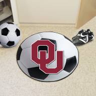 Oklahoma Sooners Soccer Ball Mat