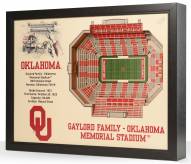 Oklahoma Sooners 25-Layer StadiumViews 3D Wall Art
