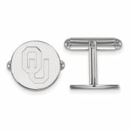 Oklahoma Sooners Sterling Silver Cuff Links