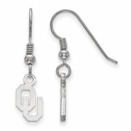 Oklahoma Sooners Sterling Silver Extra Small Dangle Earrings