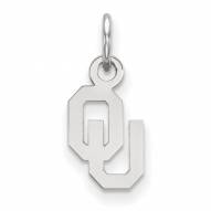 Oklahoma Sooners Sterling Silver Extra Small Pendant
