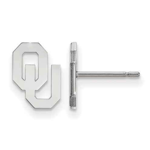 Oklahoma Sooners Sterling Silver Extra Small Post Earrings