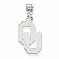 Oklahoma Sooners Sterling Silver Medium Pendant