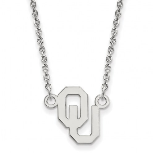 Oklahoma Sooners Sterling Silver Small Pendant Necklace