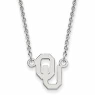 Oklahoma Sooners Sterling Silver Small Pendant Necklace
