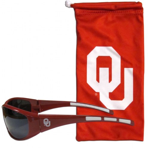 Oklahoma Sooners Sunglasses and Bag Set