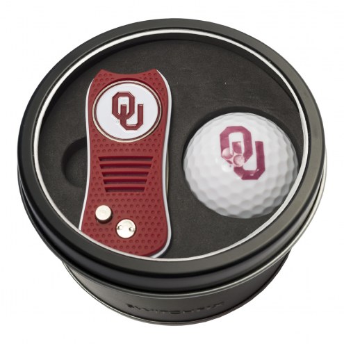 Oklahoma Sooners Switchfix Golf Divot Tool & Ball