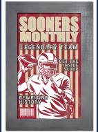 Oklahoma Sooners Team Monthly 11" x 19" Framed Sign