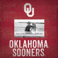 Oklahoma Sooners Team Name 10" x 10" Picture Frame