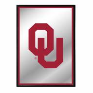 Oklahoma Sooners Vertical Framed Mirrored Wall Sign