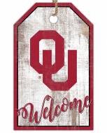 Oklahoma Sooners Welcome Team Tag 11" x 19" Sign