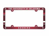 Oklahoma Sooners License Plate Frame