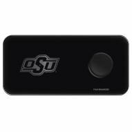 Oklahoma State Cowboys 3 in 1 Glass Wireless Charge Pad