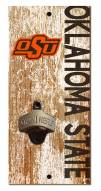 Oklahoma State Cowboys 6" x 12" Distressed Bottle Opener
