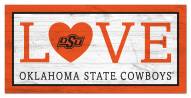 Oklahoma State Cowboys 6" x 12" Love Sign
